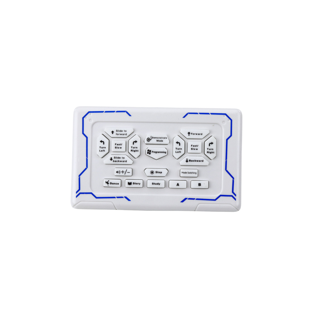 Interaktyvus nuotoliniu būdu valdomas robotas RC 16 funkcijų Šviesos garsai Mėlyna-Žaislai, Robotai-e-vaikas
