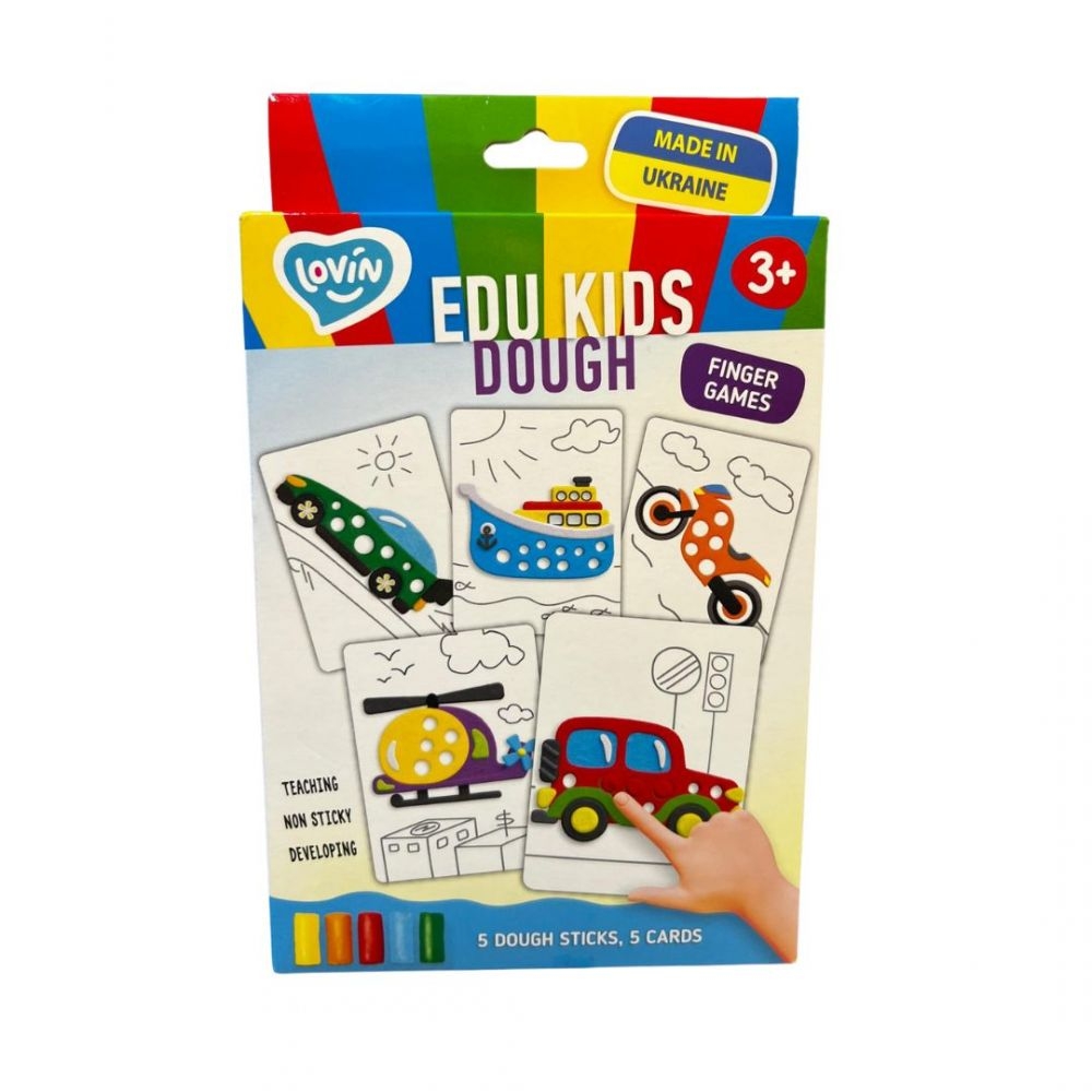 Kūrybinis rinkinys Modelinas - Plastilinas Play Dough Edu kids Transport-Žaislai, Kūrybiniai žaislai, Lipdymas-e-vaikas