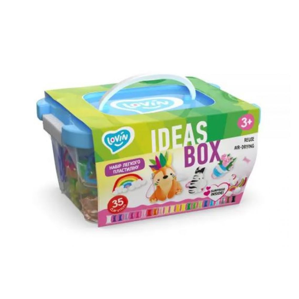 Kūrybinis Modelino - Plastilino rinkinys - Ideas box-Žaislai, Kūrybiniai žaislai, Lipdymas-e-vaikas