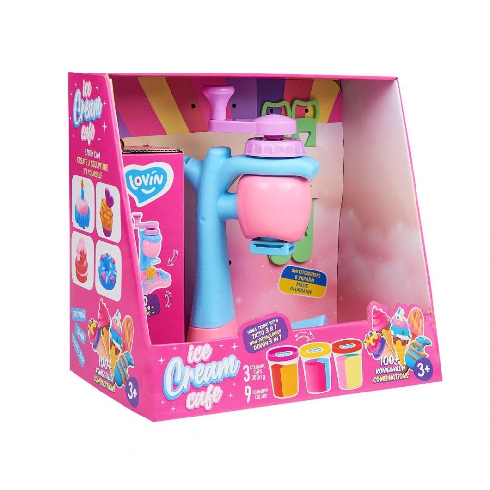 Kūrybinis modeliavimo ir lipdymo rinkinys Play Dough - Ledų kavinė-Žaislai, Kūrybiniai žaislai, Lipdymas-e-vaikas
