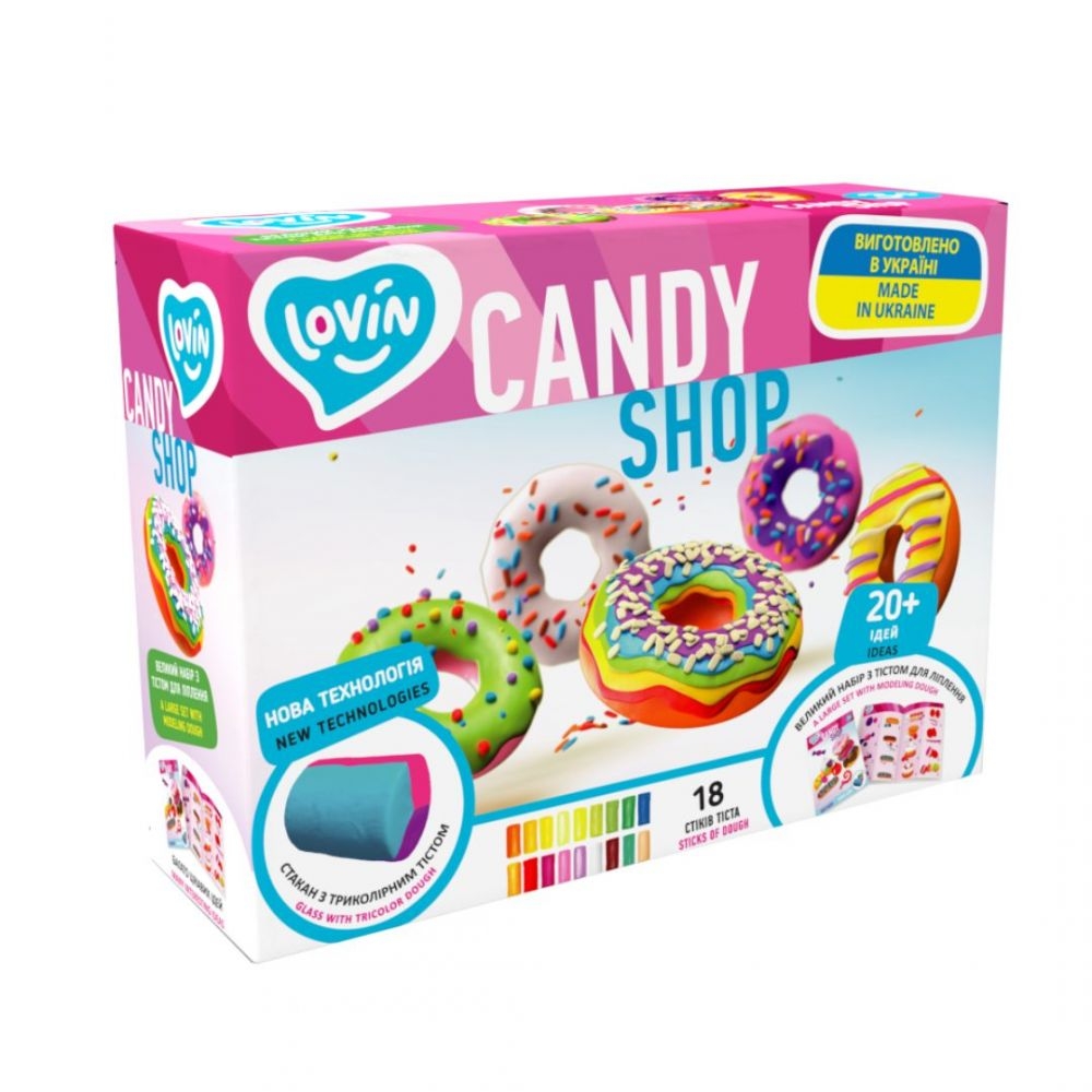 Kūrybinis modeliavimo ir lipdymo rinkinys Play Dough - Saldainių parduotuvė NEW-Žaislai, Kūrybiniai žaislai, Lipdymas-e-vaikas