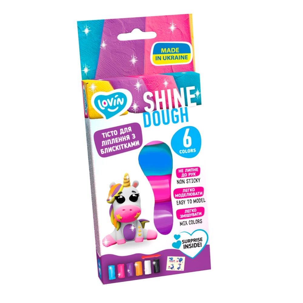 Kūrybinis modelino rinkinys Play Dough - Shine Asorti 6 spalvos-Žaislai, Kūrybiniai žaislai, Lipdymas-e-vaikas