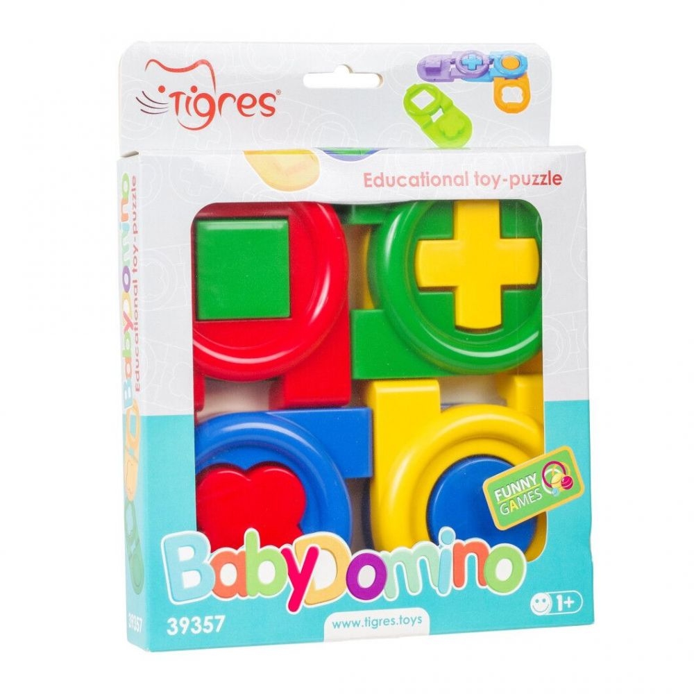 Kudikiams žaislas Žaislas-dėlionė Baby Domino-Žaislai, Dėlionės, Dėlionės patiems mažiausiems-e-vaikas