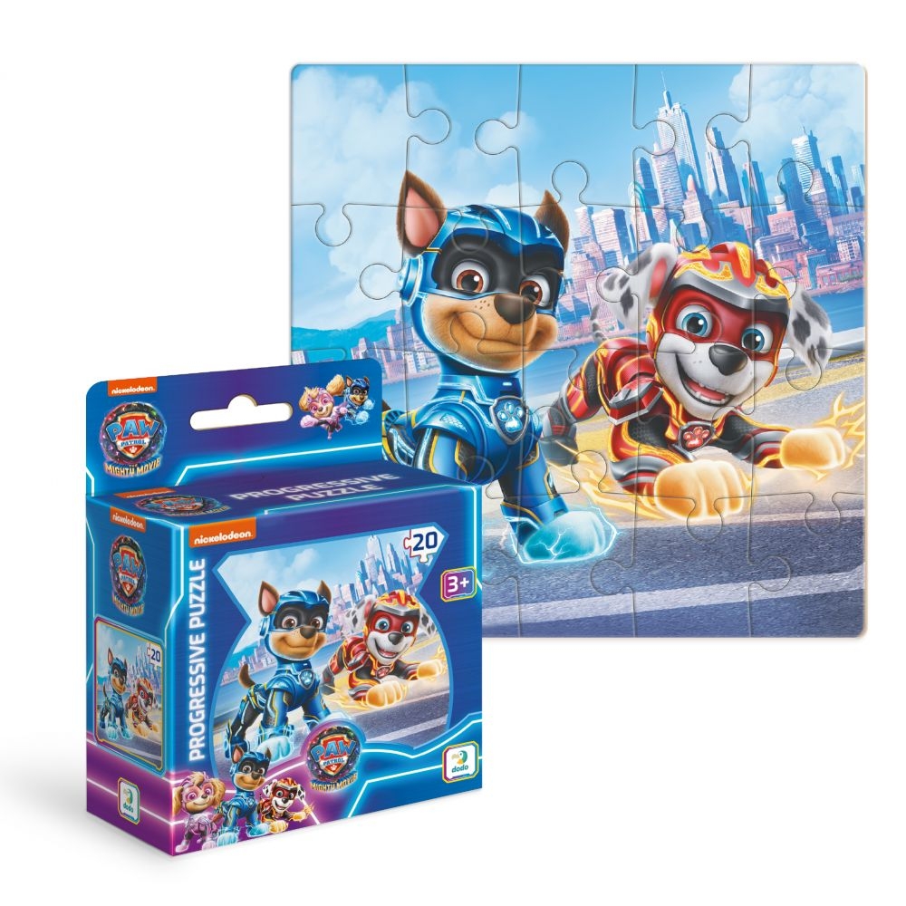 Edukacinė dėlionė Paw Patrol Chase and Marshal 20 pcs-Žaislai, Dėlionės, Dėlionės iki 500 detalių-e-vaikas