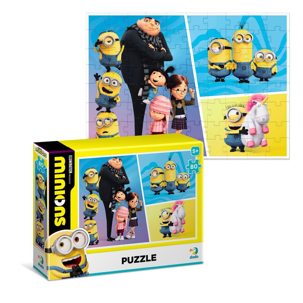 Edukacinė dėlionė Minions Team 48 el.-Žaislai, Dėlionės, Dėlionės iki 500 detalių-e-vaikas