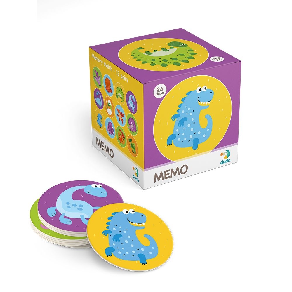 Stalo žaidimai Mini Memo žaidimas Dinozaurai-Žaislai, Stalo žaidimai, Įvairūs stalo žaidimai-e-vaikas
