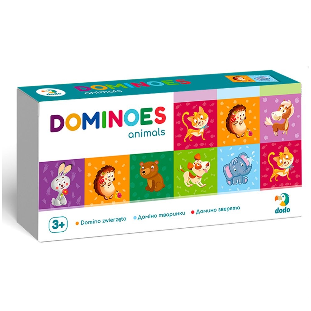 Stalo žaidimai Domino Gyvūnai-Žaislai, Stalo žaidimai, Įvairūs stalo žaidimai-e-vaikas