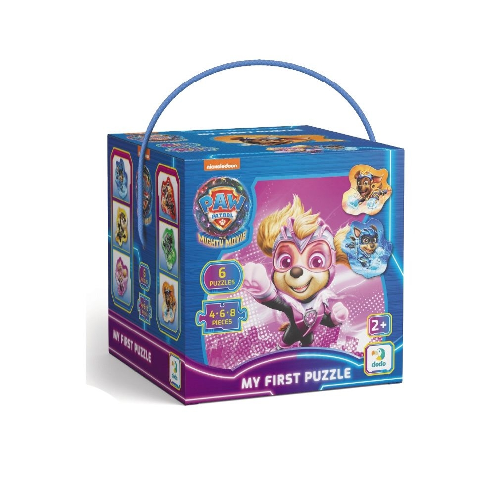 Dėlionė Paw Patrol Heroes of Adventure Bay 4-6-8 el.-Žaislai, Dėlionės, Dėlionės patiems mažiausiems-e-vaikas