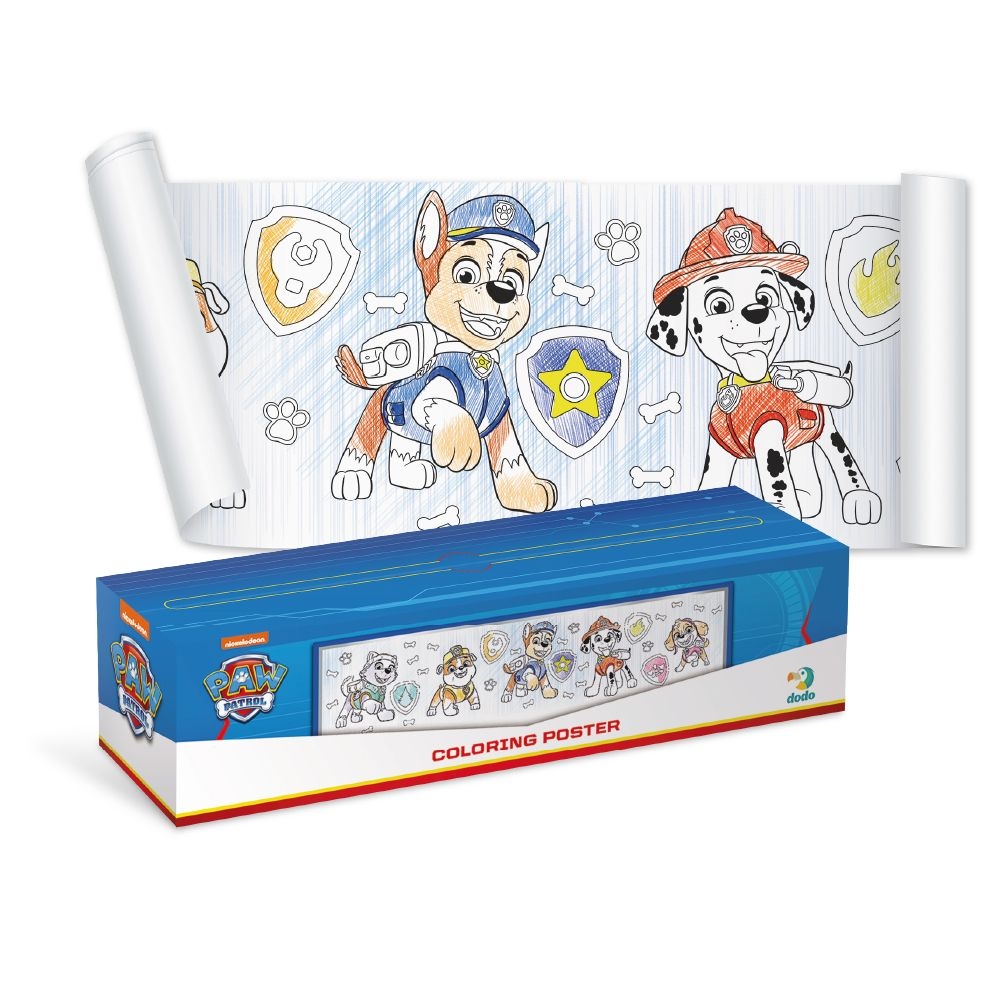 Spalvinimo plakatas Paw Patrol Puppies-Žaislai, Kūrybiniai žaislai, Kūrybiniai rinkiniai-e-vaikas