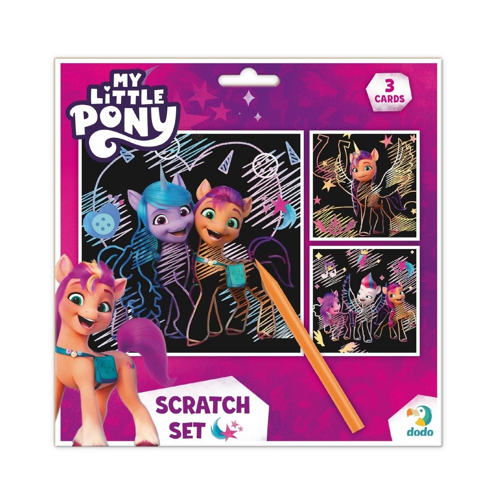 Kūrybinis rinkinys Scratch Set My Little Pony-Žaislai, Kūrybiniai žaislai, Kūrybiniai rinkiniai-e-vaikas