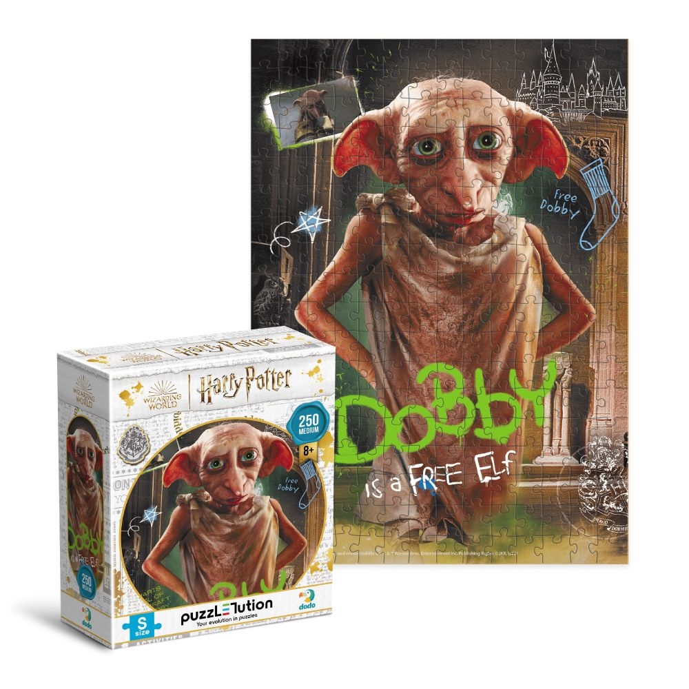 Edukacinė dėlionė Medium-S Harry Potter Dobby 250 pcs-Žaislai, Dėlionės, Dėlionės iki 500 detalių-e-vaikas