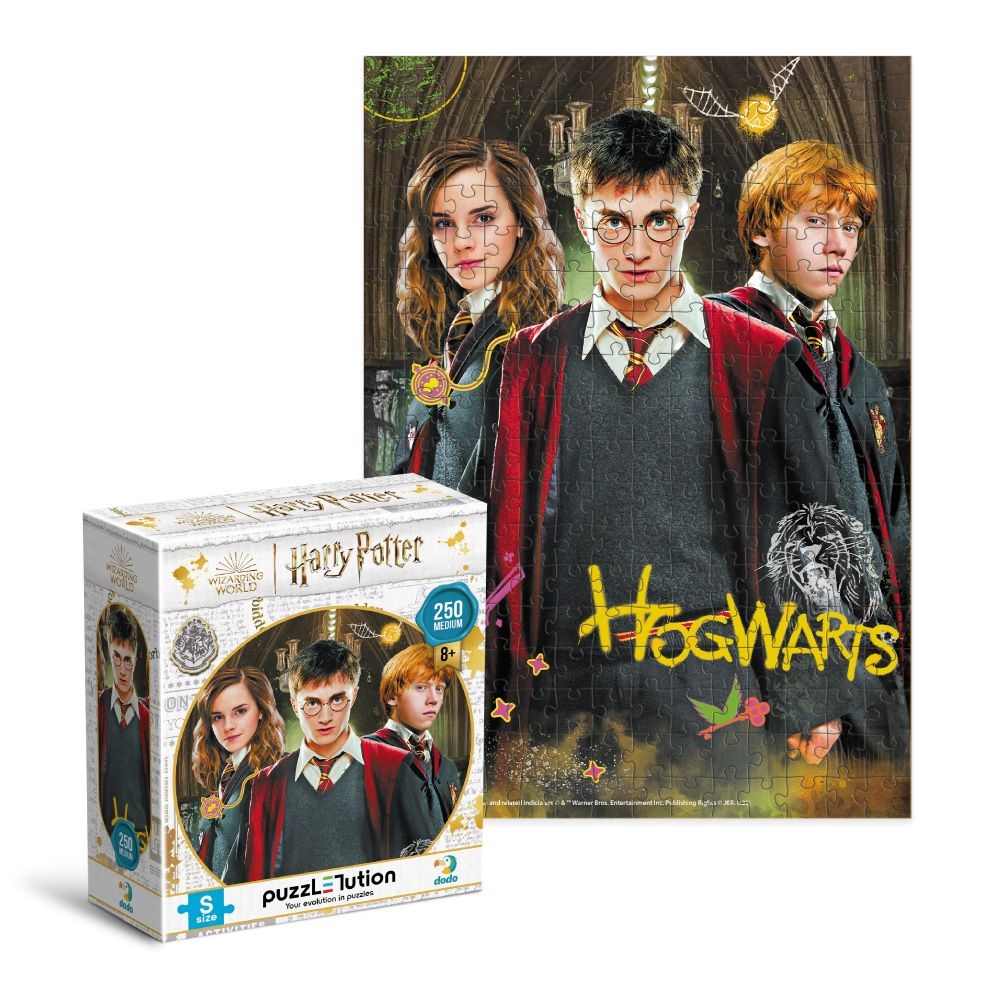 Edukacinė dėlionė Medium-S Harry Potter Harry and friends 250 pcs-Žaislai, Dėlionės, Dėlionės iki 500 detalių-e-vaikas
