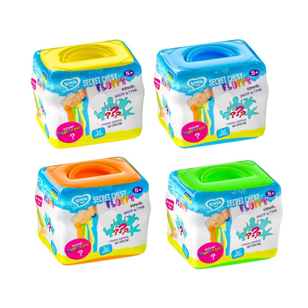 Kūrybinis rinkinys Modelinas - Plastilinas rinkinys - Secret Chest fluffy-Žaislai, Kūrybiniai žaislai, Lipdymas-e-vaikas