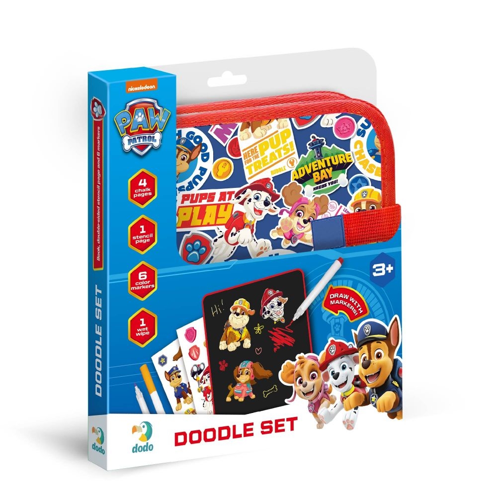  Stalo žaidimai Daugkartinė spalvinimo knygelė su flomasteriais "Paw Patrol" 