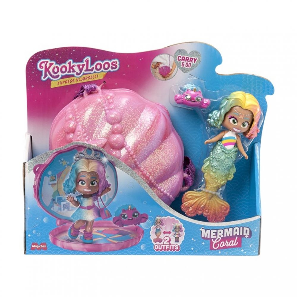 KOOKYLOOS Mermaid Coral-Žaislai, Figūrėlės ir herojai-e-vaikas