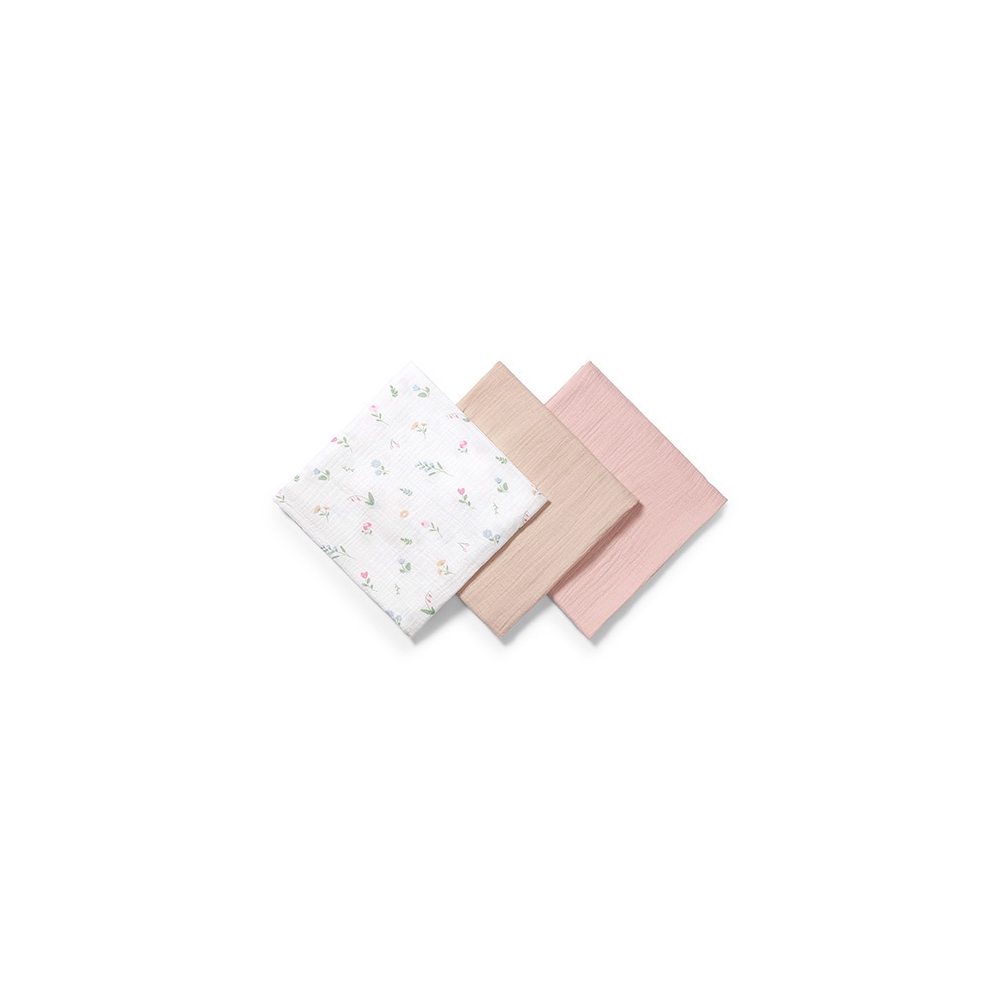 828/01 MUSLINO SAUSKELNĖS CRINKLED SUPER SOFT PINK-Priežiūrai, Vonios tekstilė, Vystyklai-e-vaikas