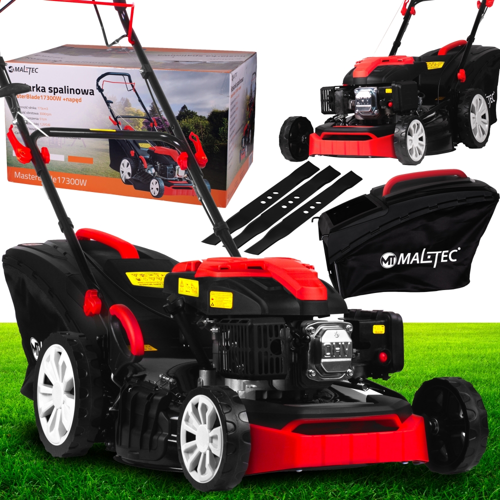 MalTec benzininė vejapjovė "MasterBlade17300W" + pavara-Namai, laisvalaikis, turizmas, Sodas - daržas-e-vaikas