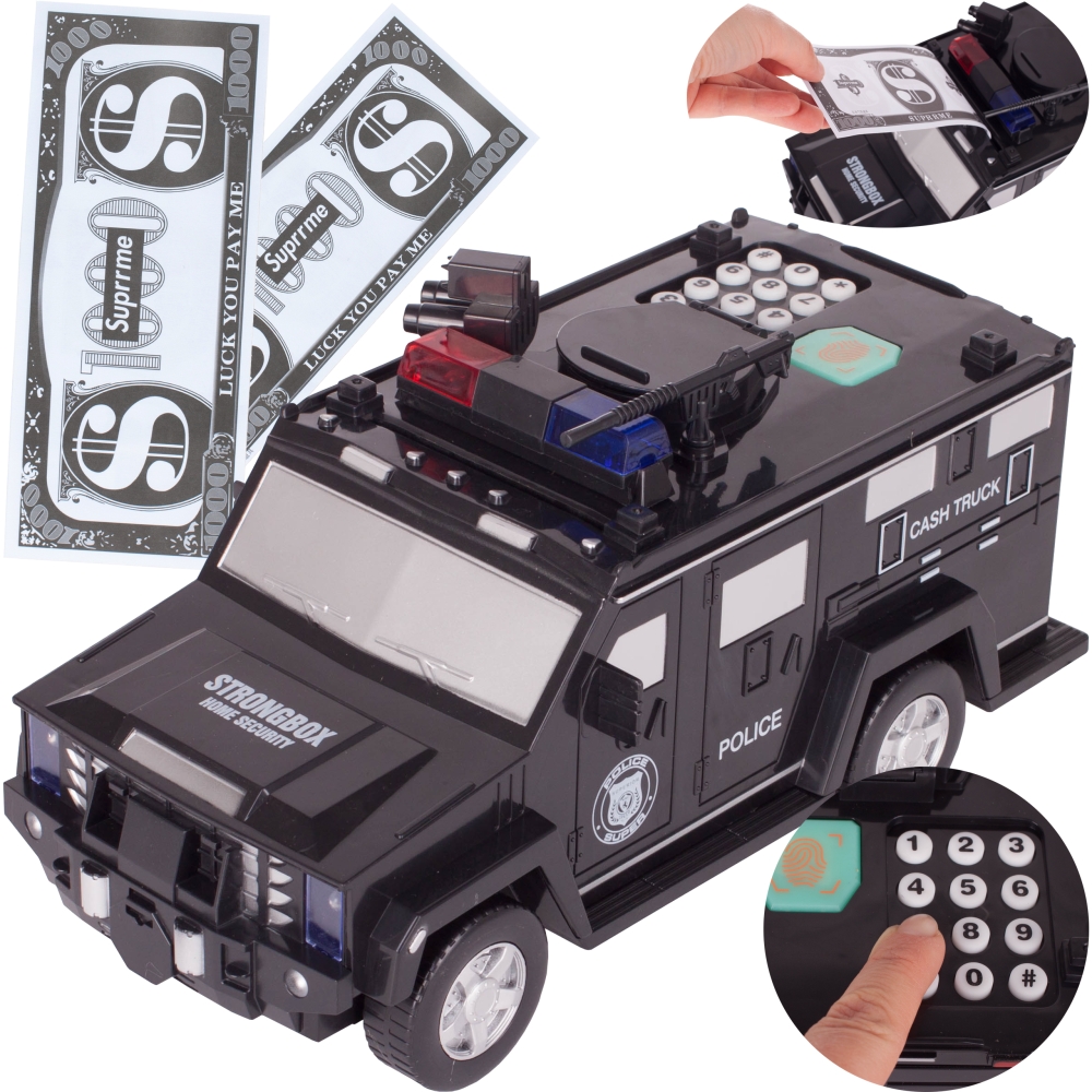 Taupyklė Automobilinis seifas Moneybox-Dovanoms, Taupyklės-e-vaikas