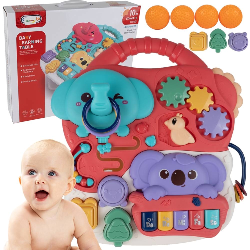 Interaktyvus edukacinis pianinas Koala Elephant-Žaislai, Kūdikiams, Žaislai mažyliams (iki 4 m.