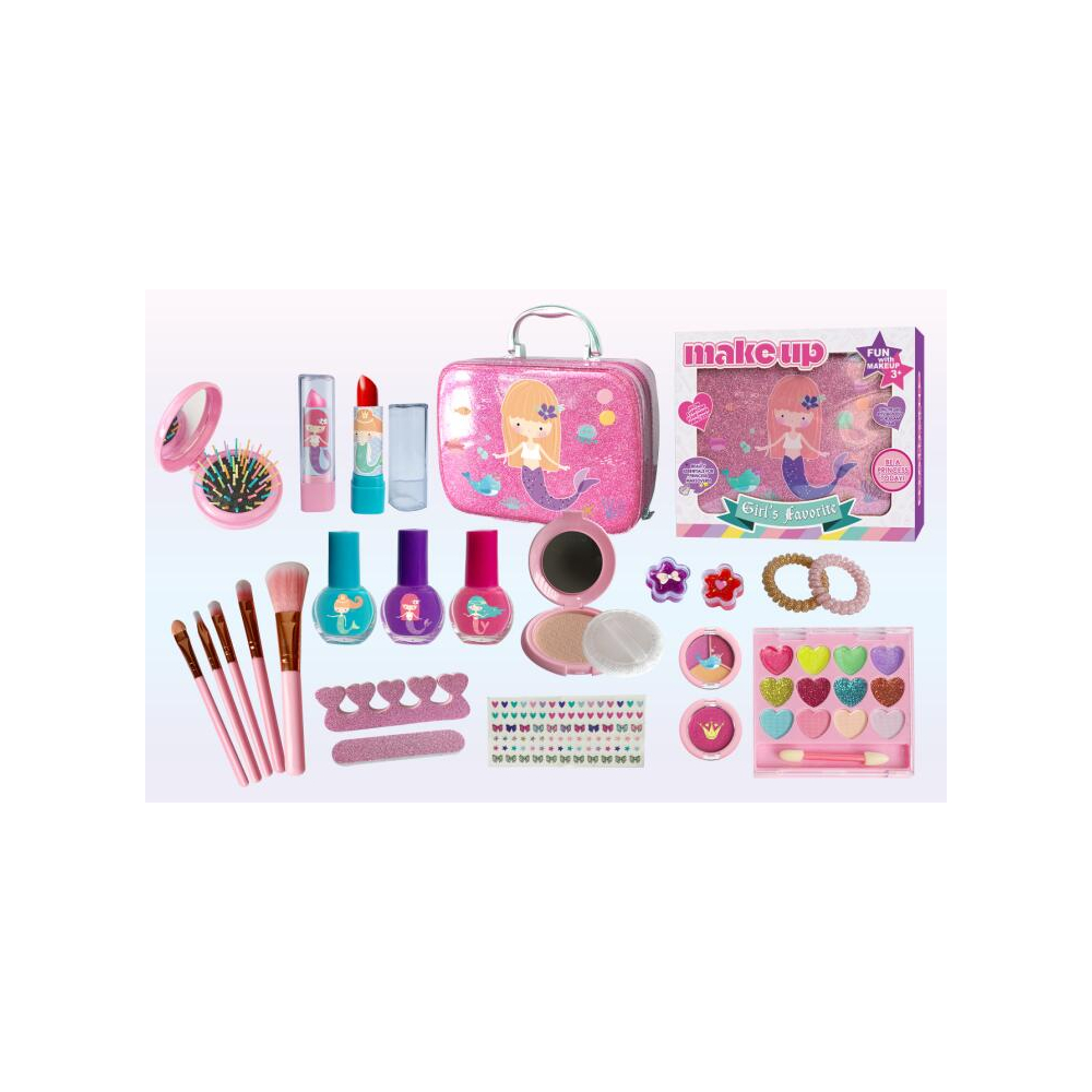 Makiažo rinkinys MIKO Mermaid lagamine-Žaislai, Kosmetika, aksesuarai-e-vaikas