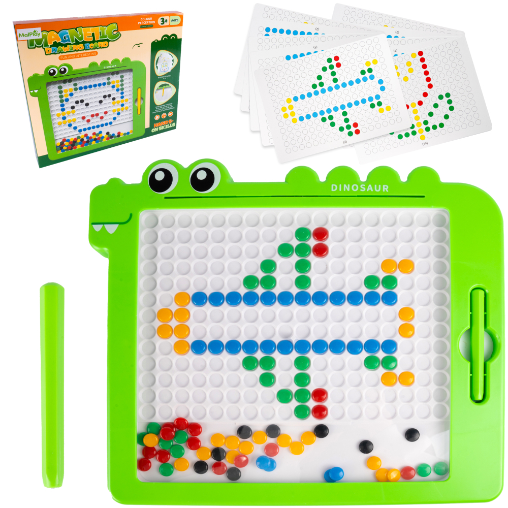 Magnetinė lenta Dinozauras-Žaislai, Dėlionės, Magnetinės dėlionės-e-vaikas