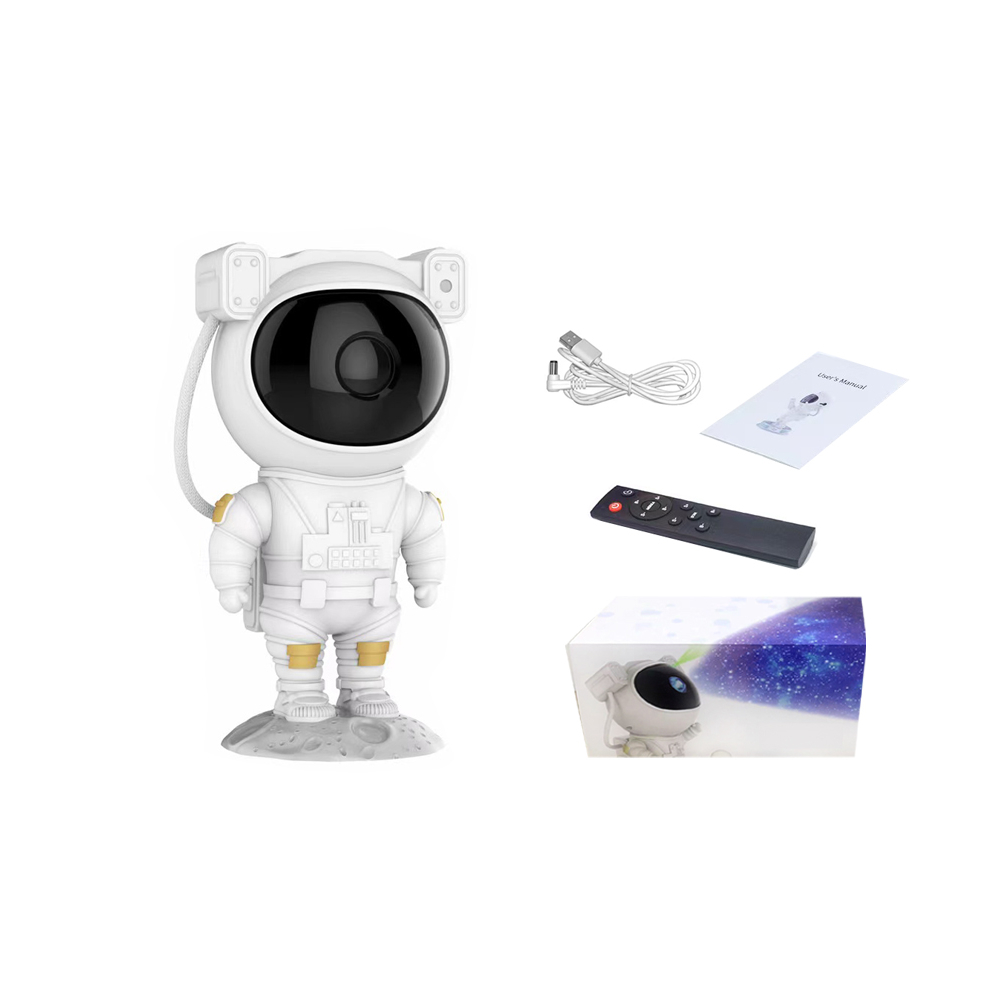 Naktinis šviestuvas, žvaigždžių projektorius - Astronautas-Miegui, Migdukai ir karuselės, Miego žaislai-e-vaikas