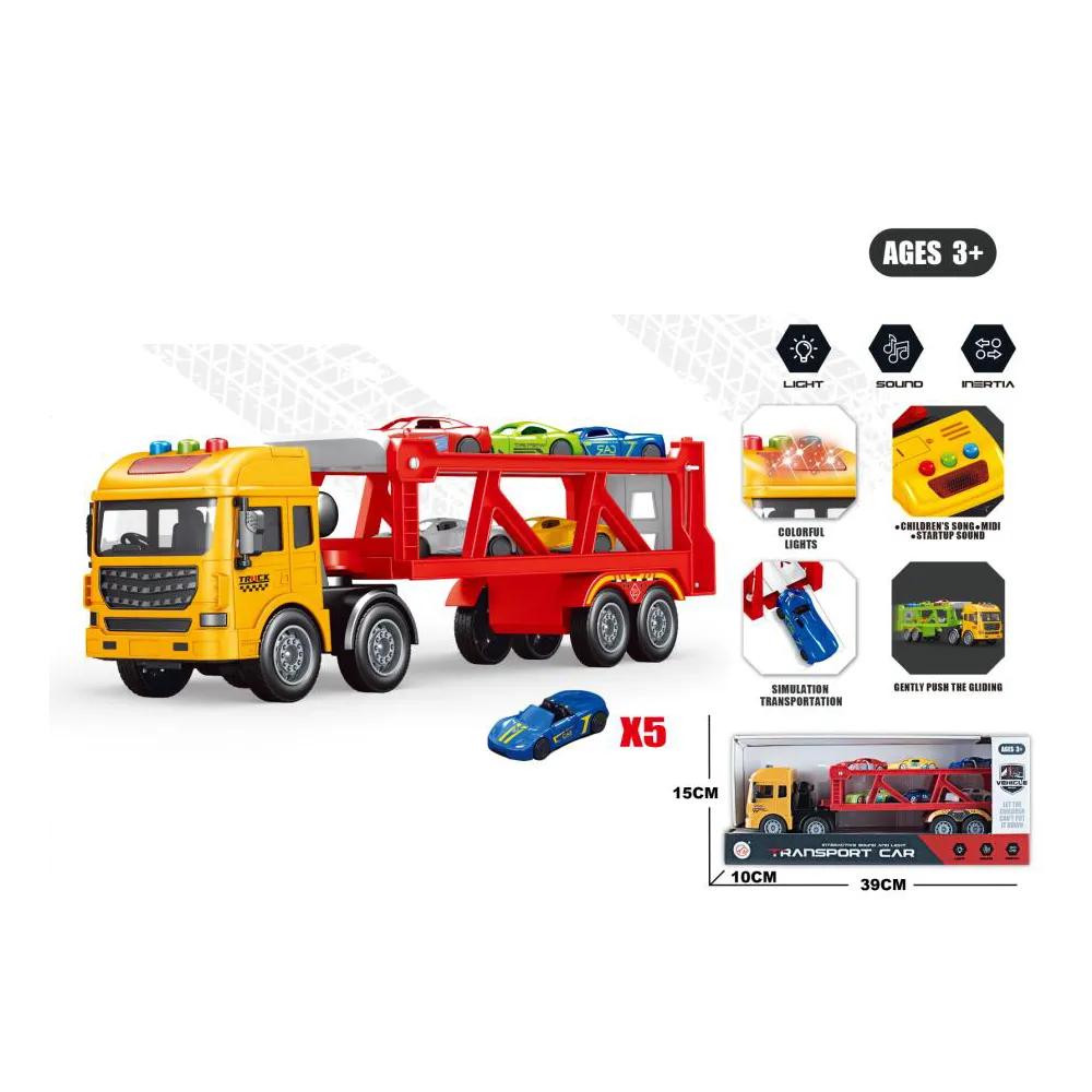 Sunkvežimių transporteris 6 automobiliai-Žaislai, Auto ir transporto žaislai, Mašinos-e-vaikas