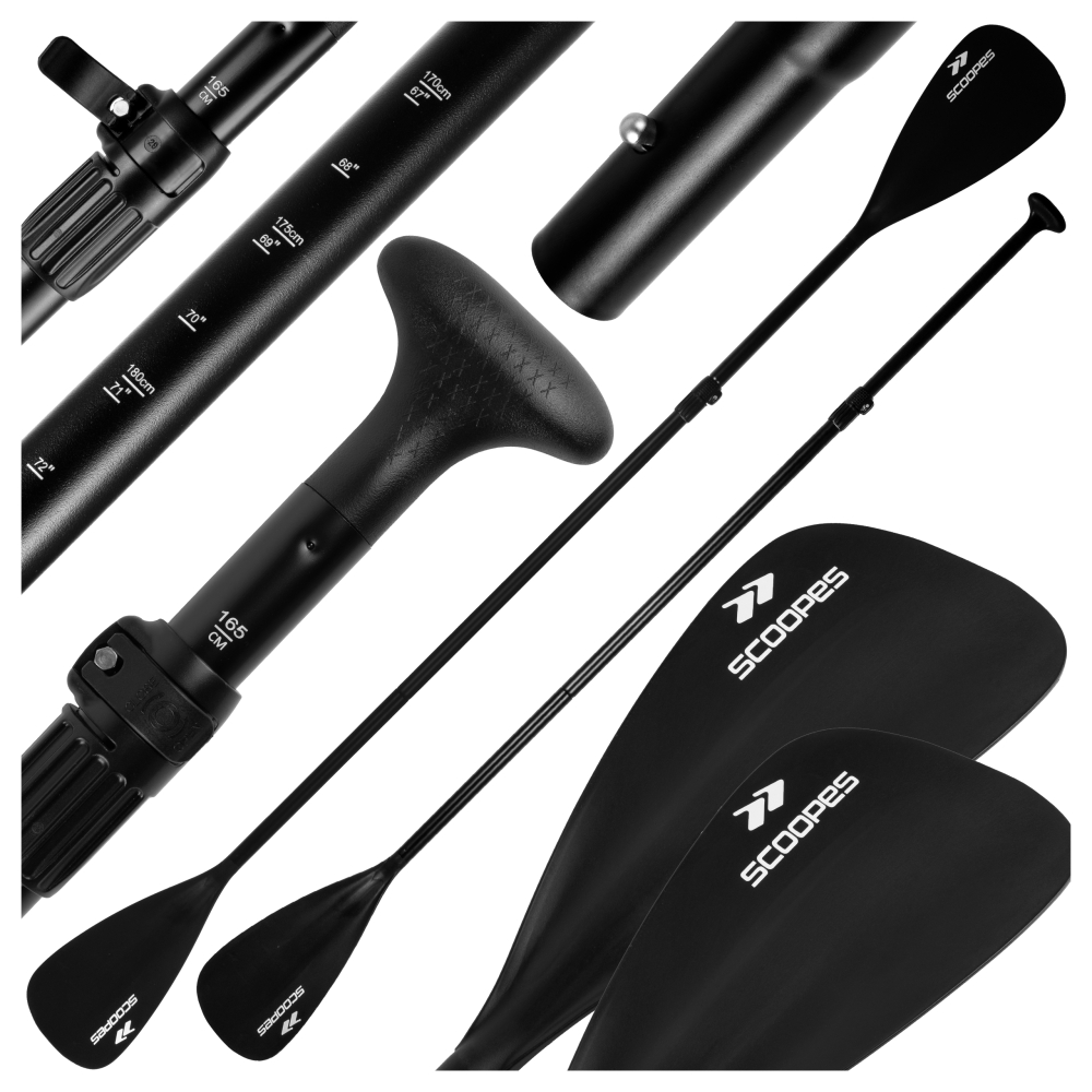 Wiosło składane reg 2w1 BLADE czarne