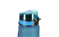 Vandens buteliukas sportinis buteliukas su kandikliu BPA FREE 600ml mėlynai žalios spalvos