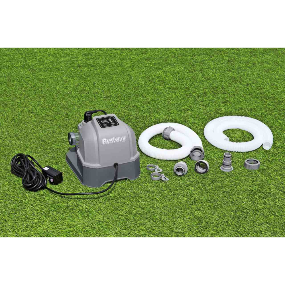 Chlorator słonej wody do basenów Generator chloru BESTWAY Czyszczenie wody + Paski testowe