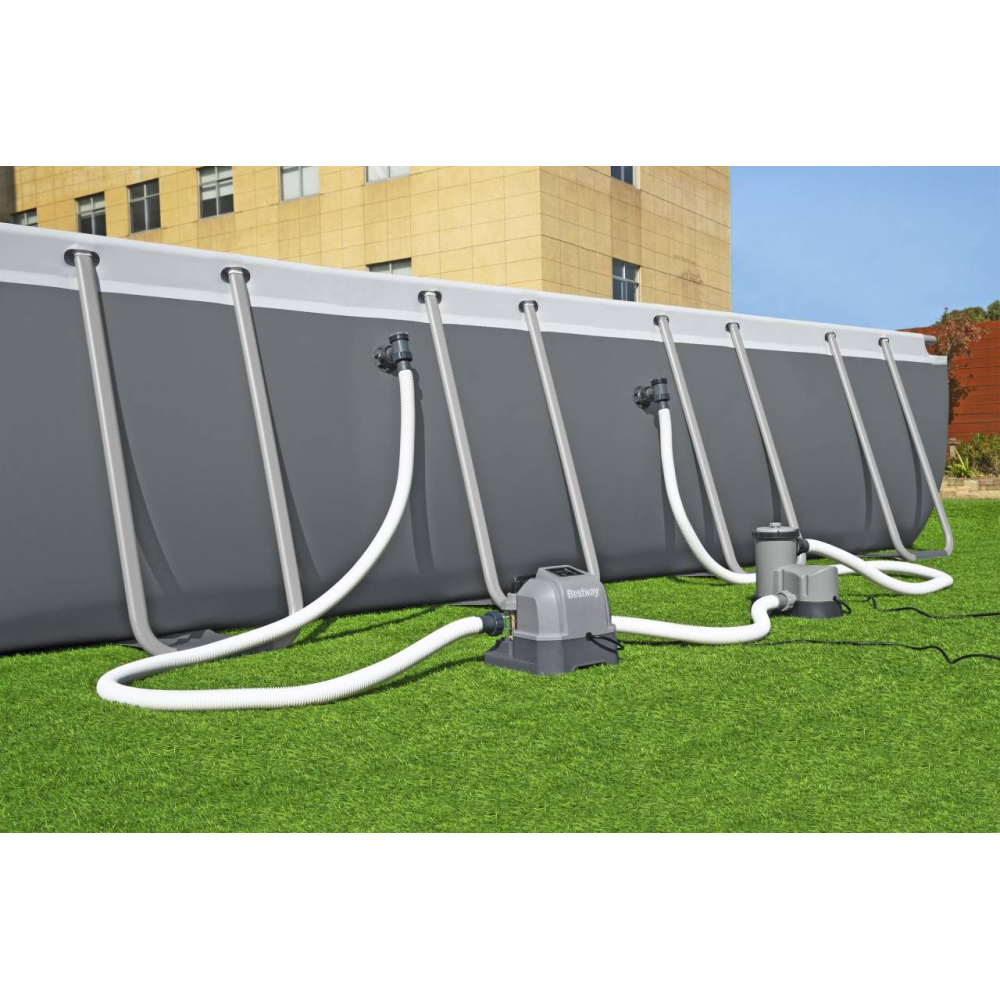 Druskos vandens chloratorius baseinams BESTWAY chloro generatorius vandens valiklis + testavimo juostelės-Baseinai, Baseinų prie