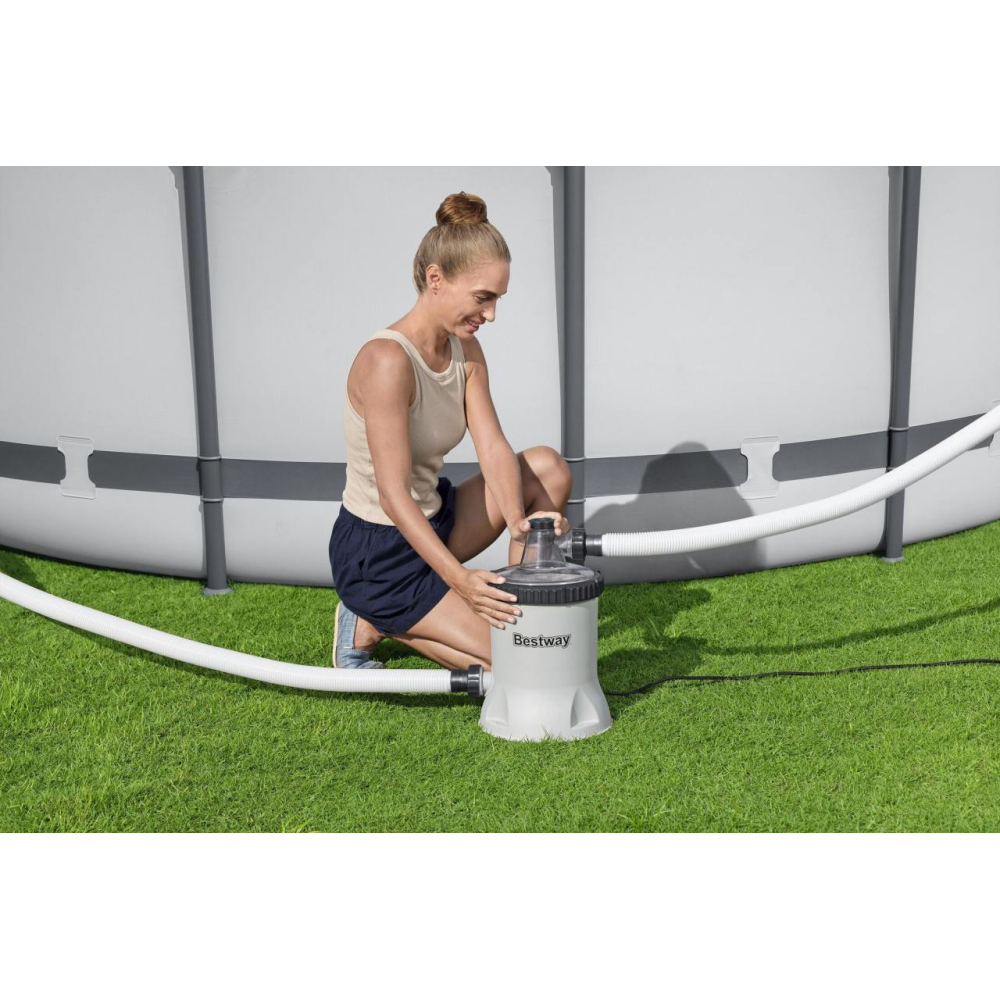 Siurblys Polysphere FlowClear 1500gal filtro kasetės BESTWAY-Baseinai, Baseinų priedai-e-vaikas