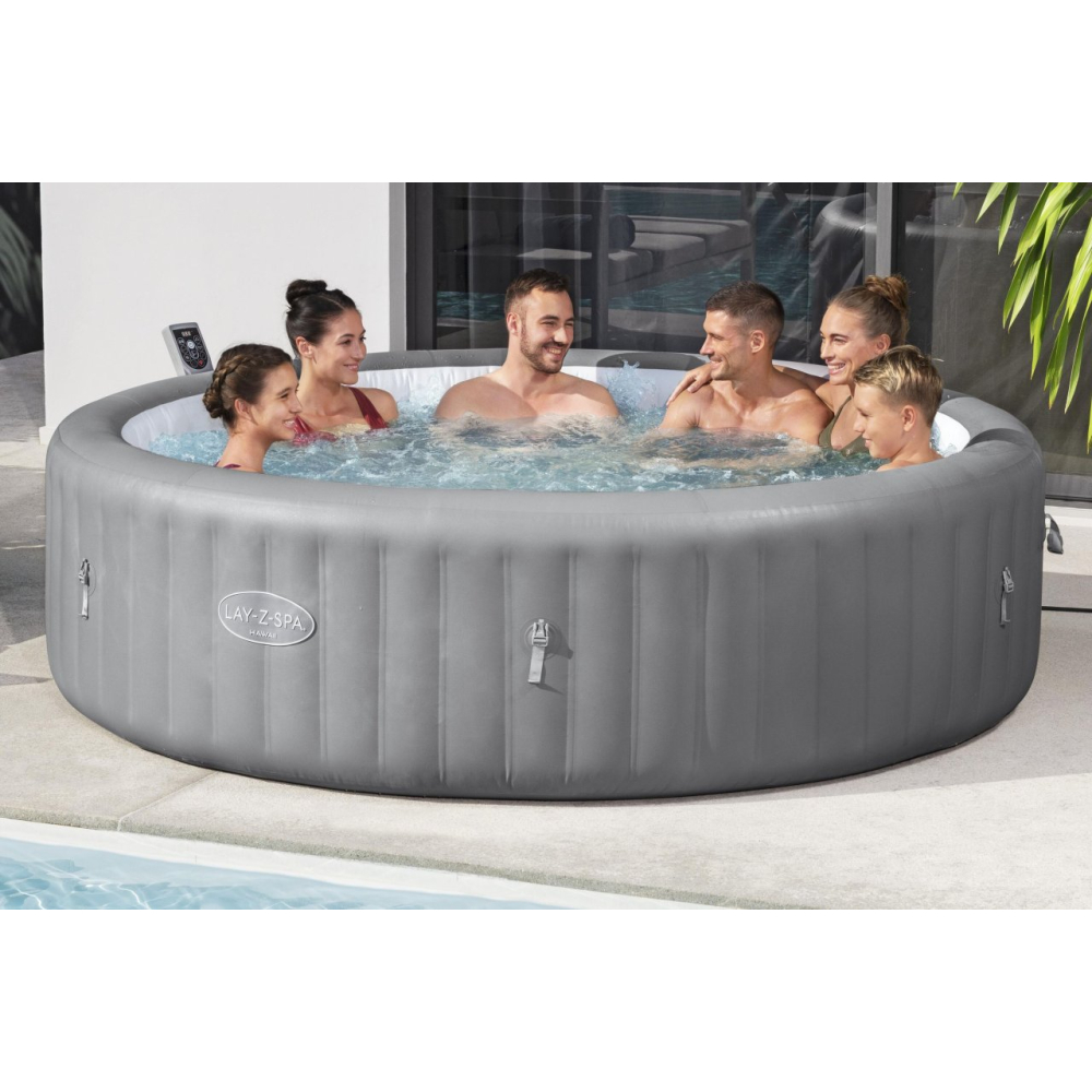 Sūkurinė vonia Lay-Z-Spa HAWAII AirJet 8 Jacuzzi BESTWAY-Baseinai, Sūkurinės vonios-e-vaikas