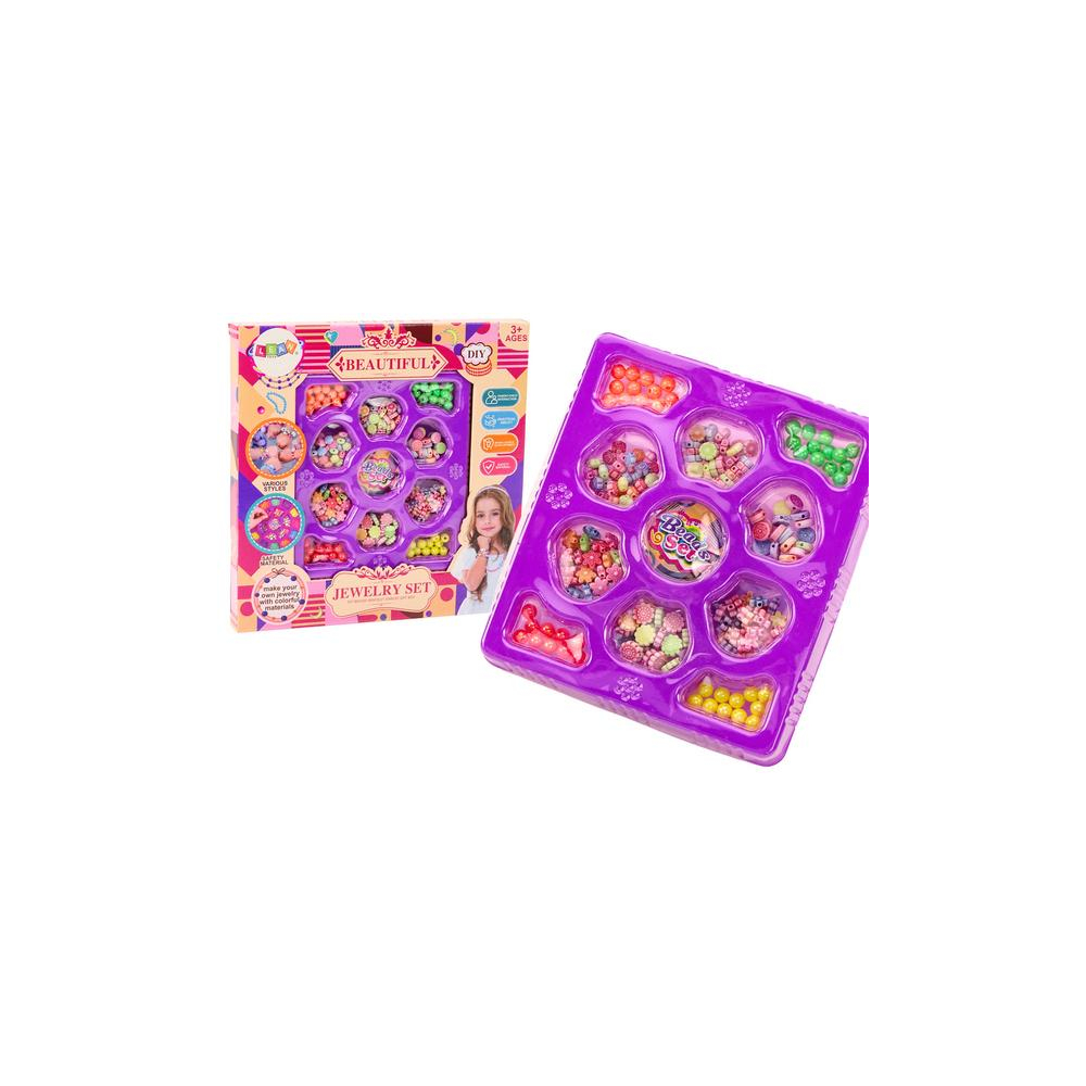 Kūrybinis rinkinys Karoliukai papuošalams gaminti DIY Gėlės-Žaislai, Kūrybiniai žaislai, Kūrybiniai rinkiniai-e-vaikas