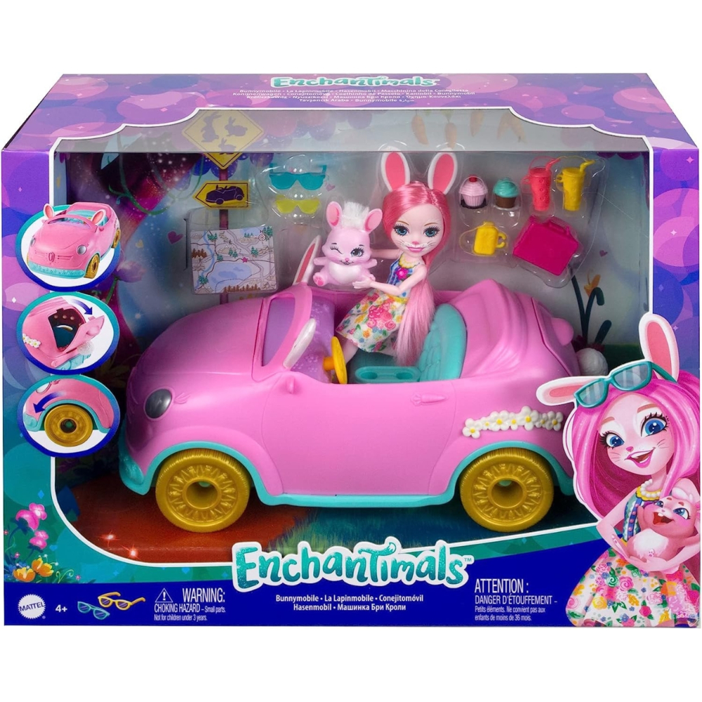 Lėlės zuikutės rinkinys Mattel Enchantimals HFC85 Bree Bunny-Žaislai, Lėlės ir jų priedai, Lėlės-e-vaikas