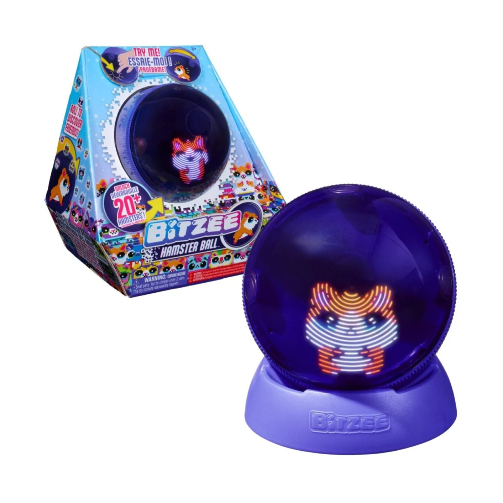 Spin Master 6072283 Bitzee Zwierzątko interaktywne Hamster Ball fioletowy