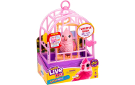 Moose Little Live Pets 26692 Mówiący Ptaszek z Klatką