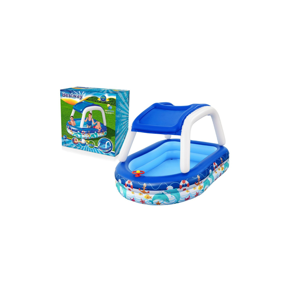 Basen Dmuchany Z Daszkiem 213 x 155 x 132 cm Bestway 54370