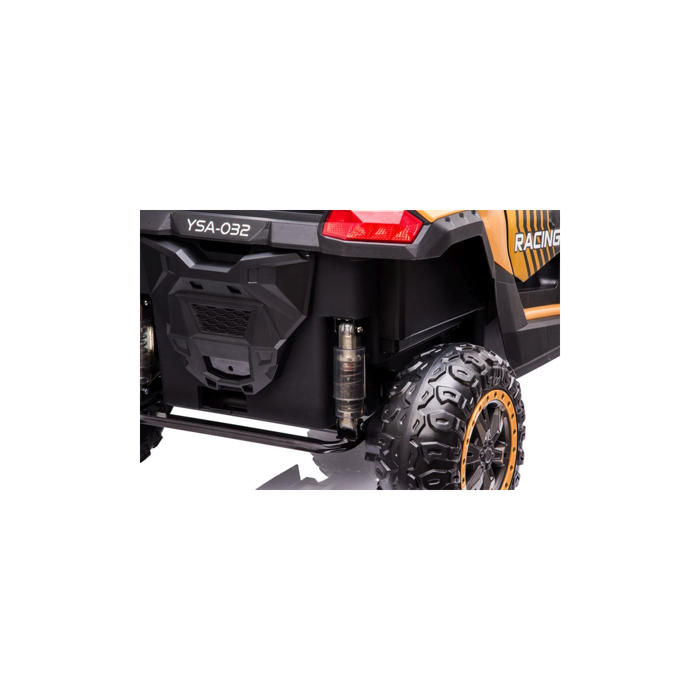 Dvivietis elektromobilis A032 24V14Ah EVA, Gold-Elektromobiliai vaikams, Keturračiai ir bagiai-e-vaikas