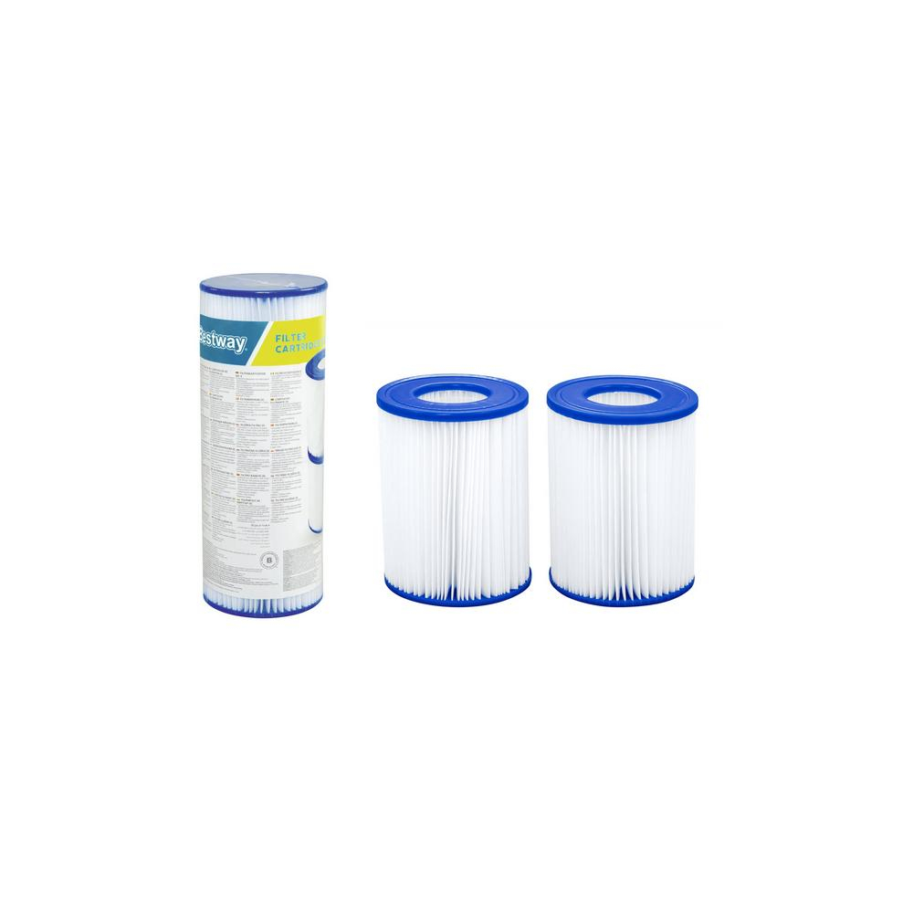 Filtras II tipo filtravimo siurbliui 2vnt. Bestway 58094-Baseinai, Baseinų priedai-e-vaikas