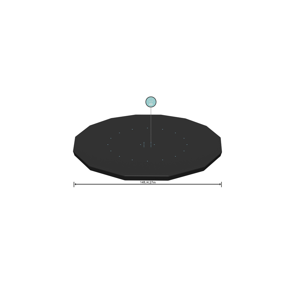 Pokrywa Do Basenu Stelażowego 427cm Bestway 58248