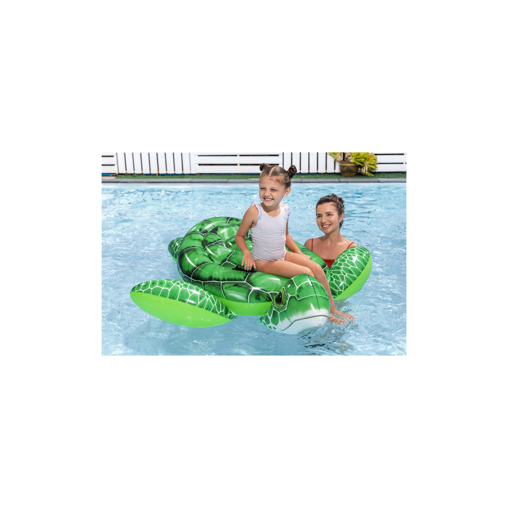 Dmuchany Materac Żółw 150 x 145 cm Bestway 41524