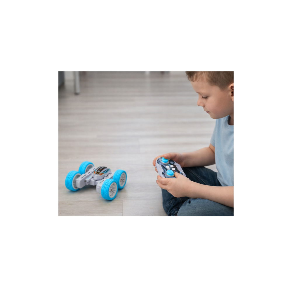 Nuotolinio valdymo akrobatinis visureigis 360° pultas mėlynas 1:32-Žaislai, Auto ir transporto žaislai, Valdomos radijo bangomis