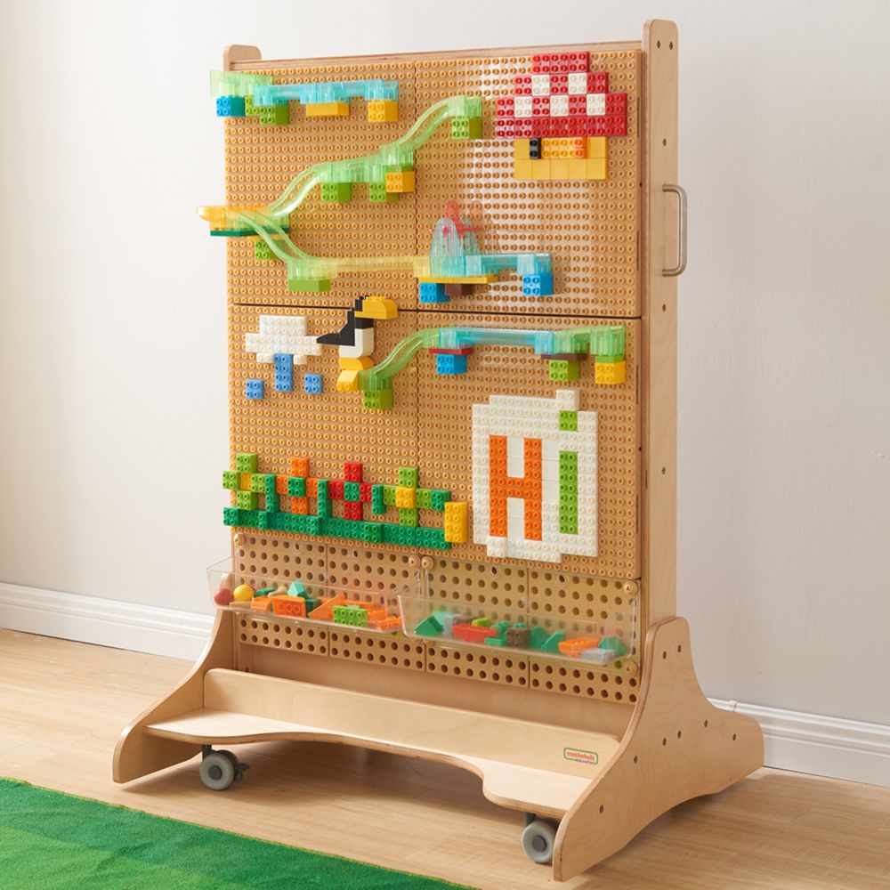 Konstruktoriaus kaladėlių rinkinys MASTERKIDZ STEM kamuoliukų kelias 359 el.