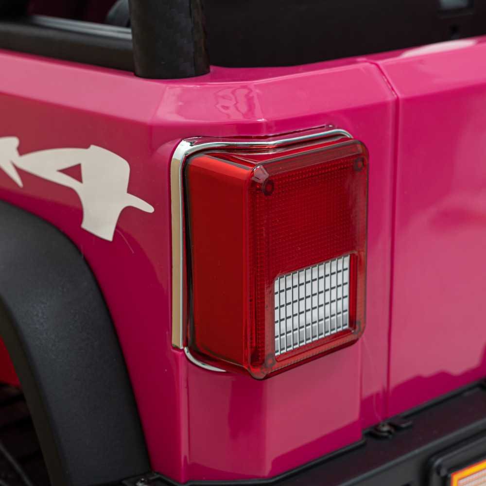 Dvivietis elektromobilis Geoland Power, Pink-Elektromobiliai vaikams, Visureigiai-e-vaikas