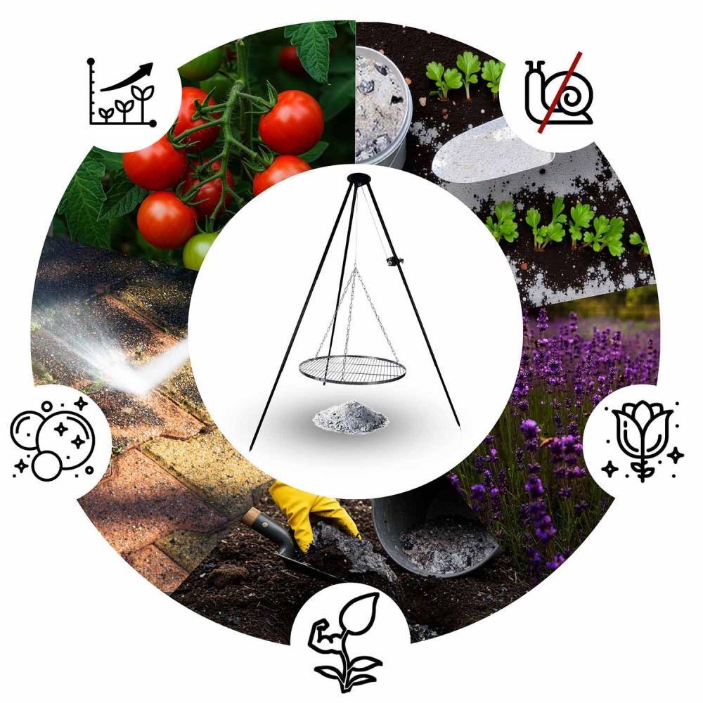 Trijų kojų laužavietės grotelės Berdsen BD-884 80 cm-Namai, laisvalaikis, turizmas, Kepsninės, laužavietės-e-vaikas