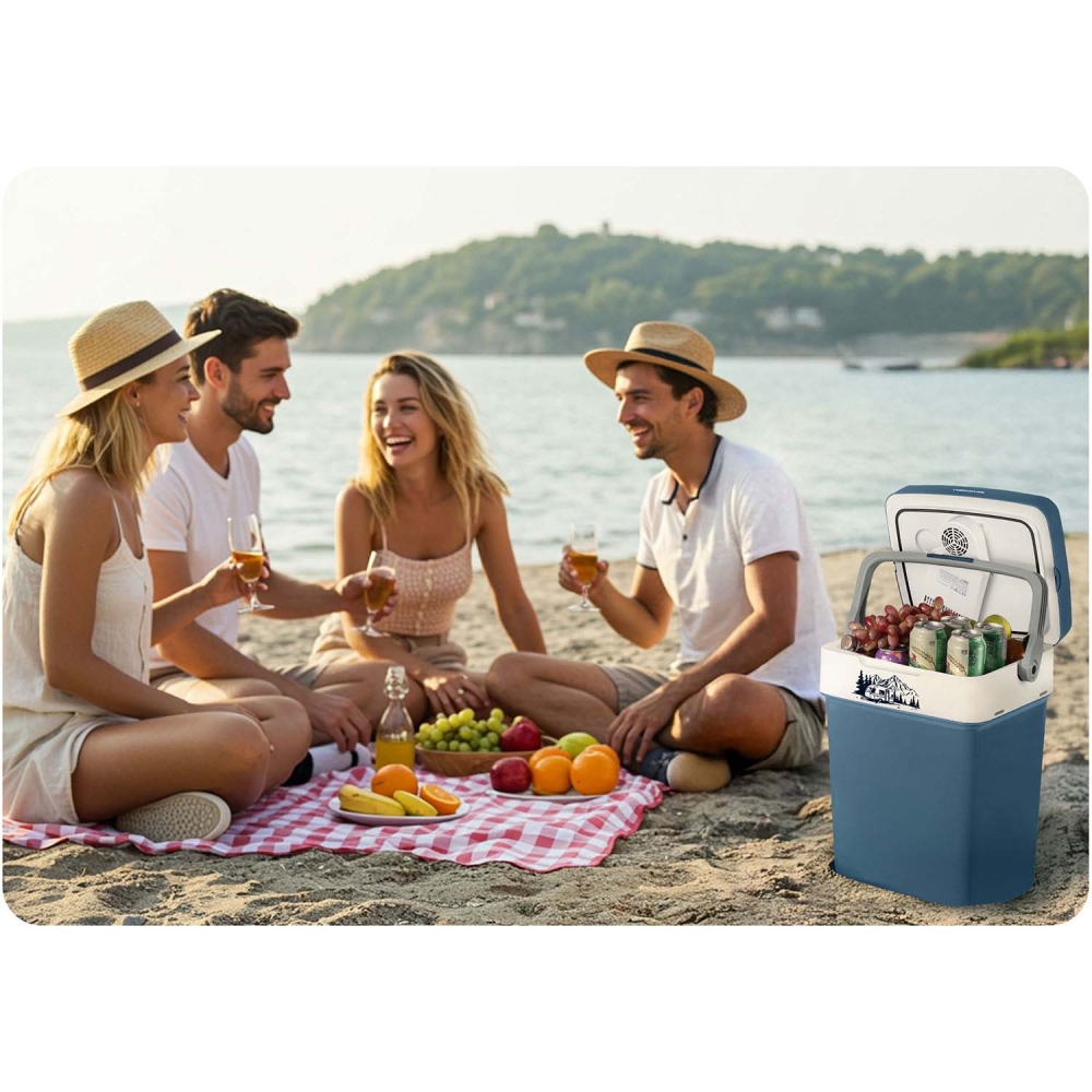 Turistinis šaldytuvas Berdsen Icemax 29 litrų talpos ECO režimu - mėlynas-Namai, laisvalaikis, turizmas, Turizmas-e-vaikas