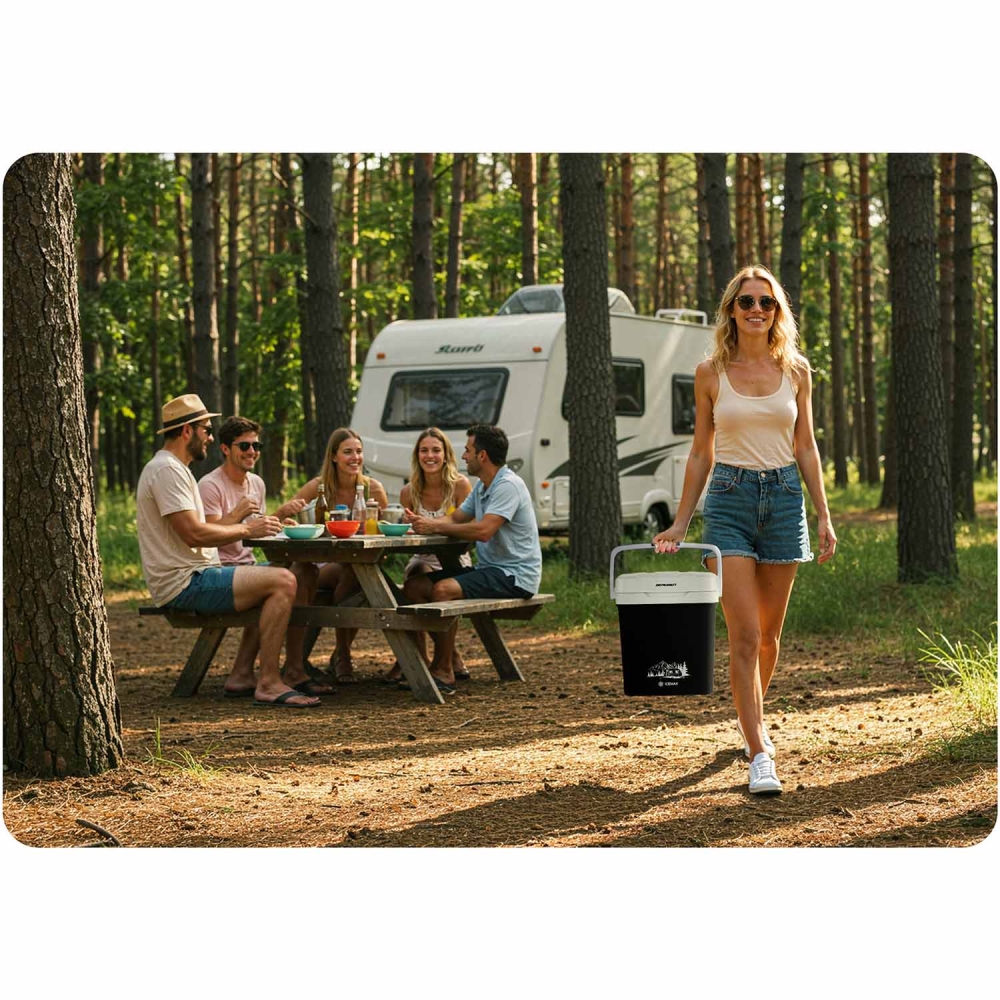 Kelioninis šaldytuvas Berdsen Icemax 26 litrų talpos ECO režimu - juodas-Namai, laisvalaikis, turizmas, Turizmas-e-vaikas