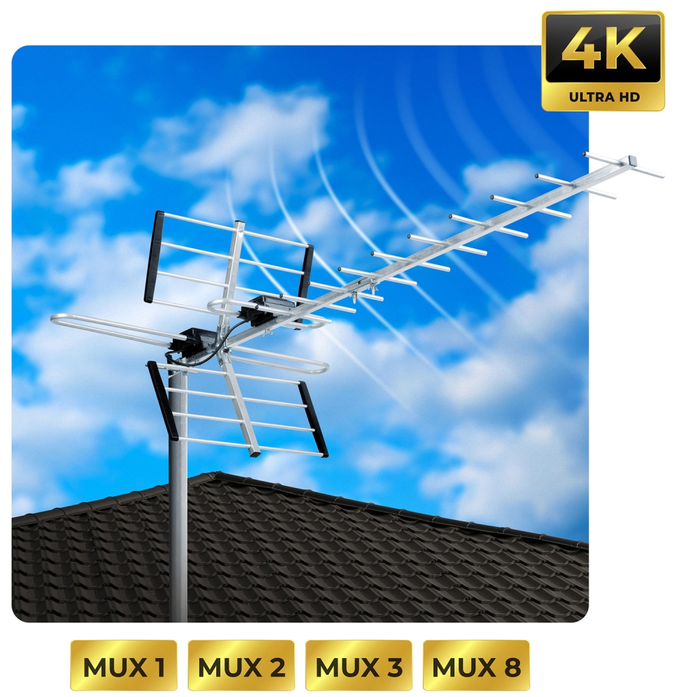 Lauko kryptinė TV antena ultra HD 4K Berdsen BD-951-Namai, laisvalaikis, turizmas, Namų apyvokos prekės-e-vaikas