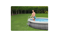 Drabinka metalowa do basenów 84 cm Bestway 58430